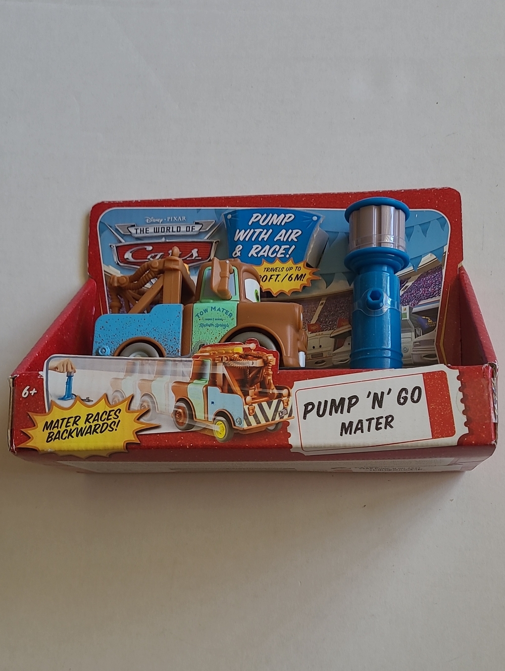 Disney Pixar Cars Pump N Go Mater New
